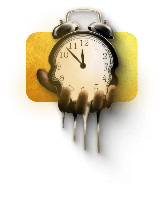 mao segurando relogio